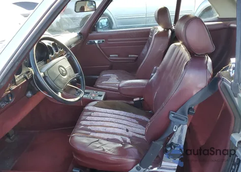 1986 Mercedes-Benz 560 Sl z USA, uszkodzony, nr VIN WDBBA48DXGA039458